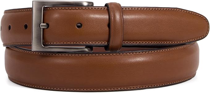 Men's Genuine Leather Dress Belts, Handmade Classic Every Day Leather Jeans Belt for Men Work Business Casual